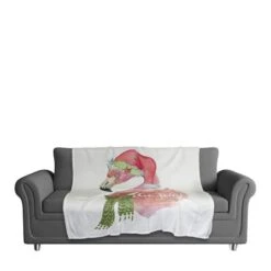 Be Jolly Flamingo 50x60 Coral Fleece Blanket 6 Be Jolly Flamingo 50x60 Coral Fleece Blanket -Michaels Store D518160S 2