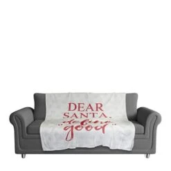 Dear Santa 50x60 Coral Fleece Blanket -Michaels Store D518161S 2