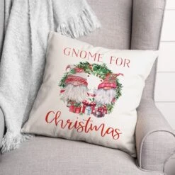 Gnomes For Christmas Throw Pillow -Michaels Store D518174S 2