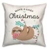 Have A Lazy Christmas Throw Pillow