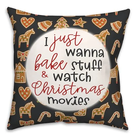 Christmas Movies Throw Pillow 1 Christmas Movies Throw Pillow