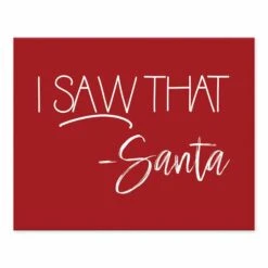 Santa Saw That 10x8 Tabletop Canvas
