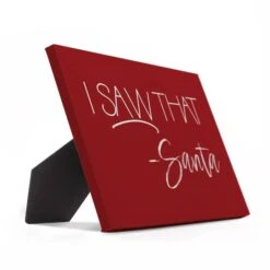 Santa Saw That 10x8 Tabletop Canvas -Michaels Store D518185S 2