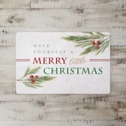 Have A Merry Little Christmas Floor Mat -Michaels Store D518194S 2