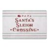 Santas Sleigh Crossing 27x18 Floor Mat