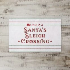 Santas Sleigh Crossing 27x18 Floor Mat -Michaels Store D518207S 2