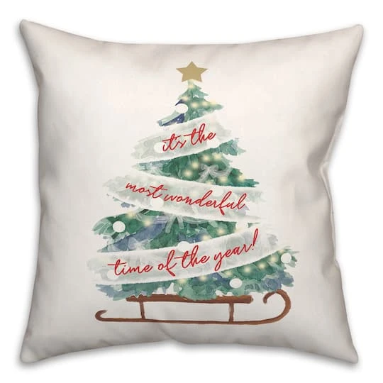Most Wonderful Tree 18x18 Throw Pillow 3 Most Wonderful Tree 18x18 Throw Pillow - Image 3