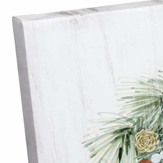 Christmas Wreath Noel Canvas Wall Art 4 Christmas Wreath Noel Canvas Wall Art - Image 4