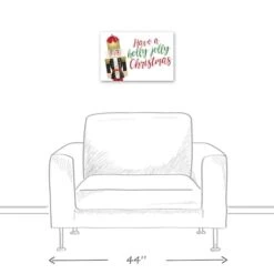 Holly Jolly Nutcracker 18x12 Canvas Wall Art 10 Holly Jolly Nutcracker 18x12 Canvas Wall Art -Michaels Store D518303S 4
