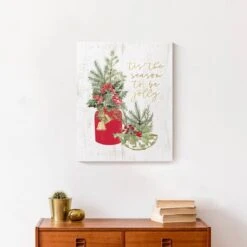 Season Jolly Plants 16x20 Canvas Wall Art -Michaels Store D518307S 5