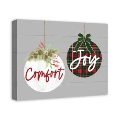 Comfort And Joy Ornaments 20x16 Canvas Wall Art 8 Comfort And Joy Ornaments 20x16 Canvas Wall Art -Michaels Store D518308S 2