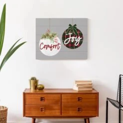 Comfort And Joy Ornaments 20x16 Canvas Wall Art 11 Comfort And Joy Ornaments 20x16 Canvas Wall Art -Michaels Store D518308S 5