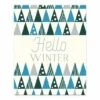 Mod Cool Tree Pattern Hello Winter 8x10 Tabletop Canvas