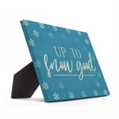 Simple Snowflake Dot Pattern Snow Good 10x8 Tabletop Canvas 5 Simple Snowflake Dot Pattern Snow Good 10x8 Tabletop Canvas -Michaels Store D518325S 2