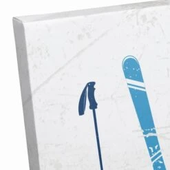 Let It Snow Skis 36x12 Canvas Wall Art -Michaels Store D518335S 3
