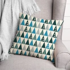 Cool Tree Pattern 18x18 Throw Pillow 5 Cool Tree Pattern 18x18 Throw Pillow -Michaels Store D518355S 2