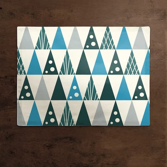 Cool Tree Pattern 18x14 Poly Twill Placemat 3 Cool Tree Pattern 18x14 Poly Twill Placemat - Image 3