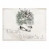 Wreath Winter Wonderland 18x14 Poly Twill Placemat