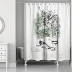 Winter Wonderland Shower Curtain -Michaels Store D518389S 2