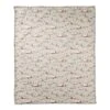 Snowy Village 50x60 Coral Fleece Blanket
