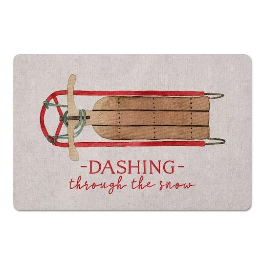 Dashing Sled 27x18 Floor Mat 2 Dashing Sled 27x18 Floor Mat - Image 2