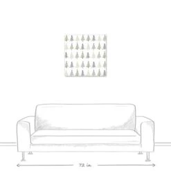 Tree Mat 24x24 Canvas Wall Art -Michaels Store D518436S 5