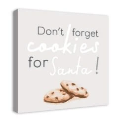 Christmas Cookies Santa Canvas Wall Art -Michaels Store D518450S 2