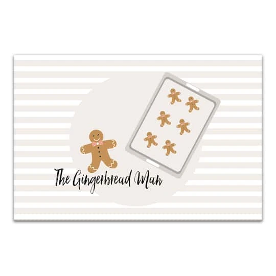 The Gingerbread Man 24x36 Canvas Wall Art 2 The Gingerbread Man 24x36 Canvas Wall Art - Image 2