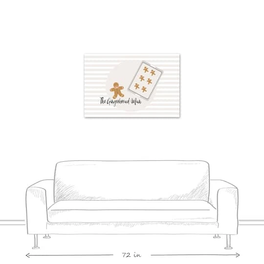 The Gingerbread Man 24x36 Canvas Wall Art 6 The Gingerbread Man 24x36 Canvas Wall Art - Image 6