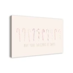 May Your Christmases Be Sweet Canvas Wall Art -Michaels Store D518455S 2