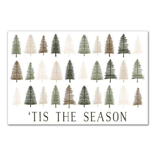 Tis The Season 30x20 Canvas Wall Art 1 Tis The Season 30x20 Canvas Wall Art