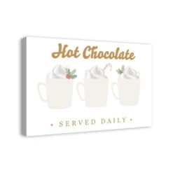 Hot Chocolate Served Daily 30x20 Canvas Wall Art -Michaels Store D518459S 2