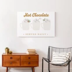 Hot Chocolate Served Daily 30x20 Canvas Wall Art -Michaels Store D518459S 4