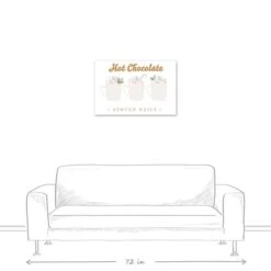 Hot Chocolate Served Daily 30x20 Canvas Wall Art -Michaels Store D518459S 5