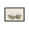 30" Holly Jolly Greenery Black Framed Print Wall Art