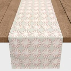 Peppermint Candy 16x90 Poly Twill Table Runner -Michaels Store D518488S 2