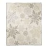 Snowflake Pattern 50x60 Coral Fleece Blanket