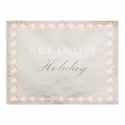 Sweet Holiday Peppermint 18x14 Poly Twill Placemat