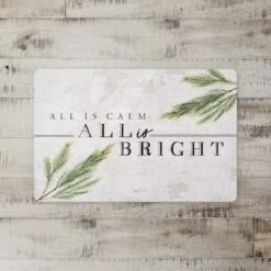 All Is Bright 27x18 Floor Mat -Michaels Store D518547S 2