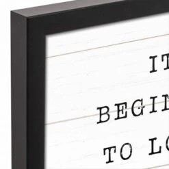 Look Like Christmas Canvas Wall Art In Black Frame -Michaels Store D518560S 3