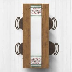 Holly Jolly Candy 16x72 Cotton Twill Runner