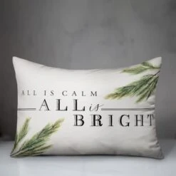 All Is Bright 14x20 Throw Pillow -Michaels Store D518592S 2