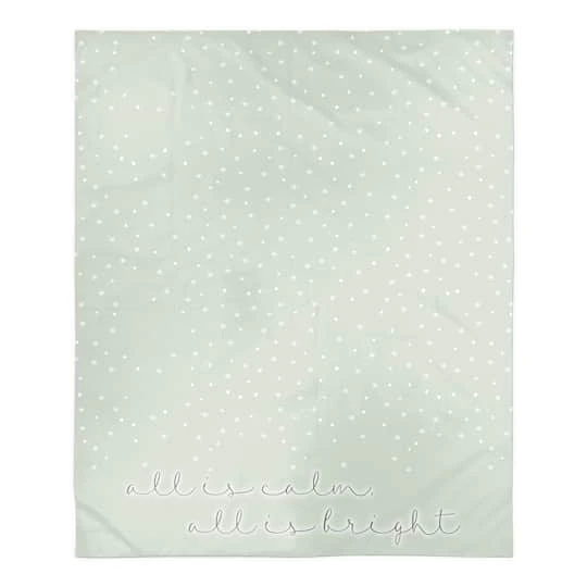 Snowy Calm Bright 50x60 Sherpa Fleece Blanket 2 Snowy Calm Bright 50x60 Sherpa Fleece Blanket - Image 2