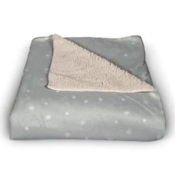 Snowy Calm Bright 50x60 Sherpa Fleece Blanket 6 Snowy Calm Bright 50x60 Sherpa Fleece Blanket -Michaels Store D518598S 2