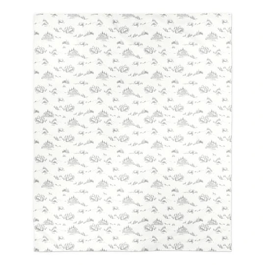 Snowy Town 50x60 Sherpa Fleece Blanket 1 Snowy Town 50x60 Sherpa Fleece Blanket