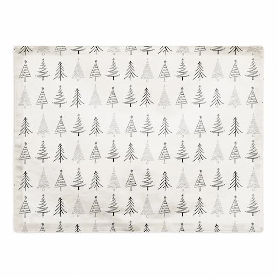 Designs Direct Christmas Trees 18" X 14" Cotton Twill Placemat 1 Designs Direct Christmas Trees 18" X 14" Cotton Twill Placemat