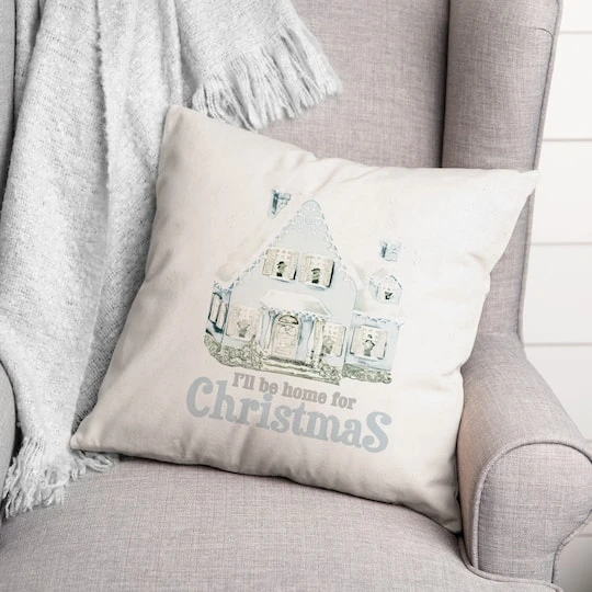 Home For Christmas Throw Pillow 3 Home For Christmas Throw Pillow - Image 3