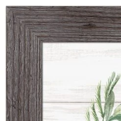 Designs Direct 16" X 16" Santa Dog Western Gray Framed Print -Michaels Store D518641S 3