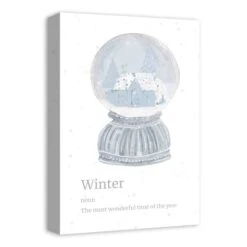 Winter Globe 12x18 Canvas Wall Art -Michaels Store D518643S 2