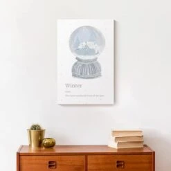 Winter Globe 12x18 Canvas Wall Art -Michaels Store D518643S 4